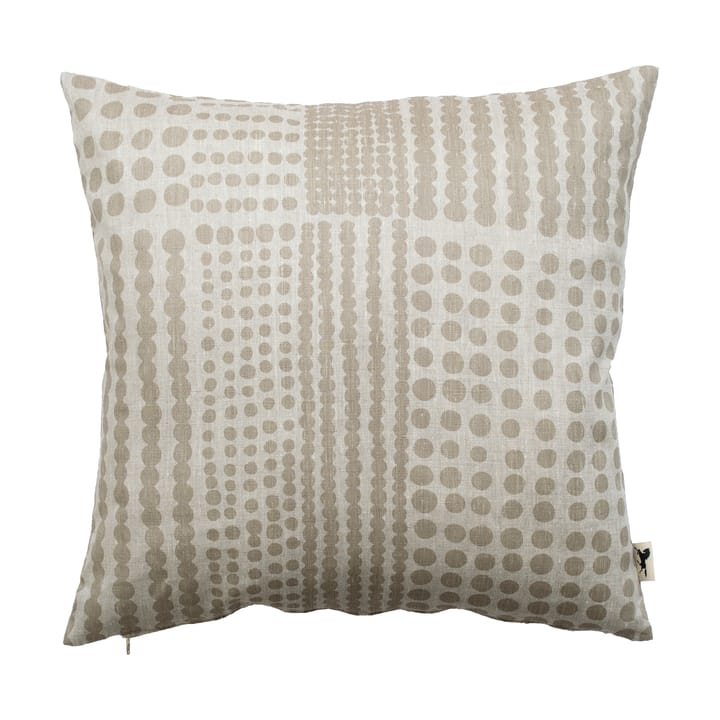 Federa Prickfabric 47x47 cm - Colore naturale, grigio talpa - Almedahls