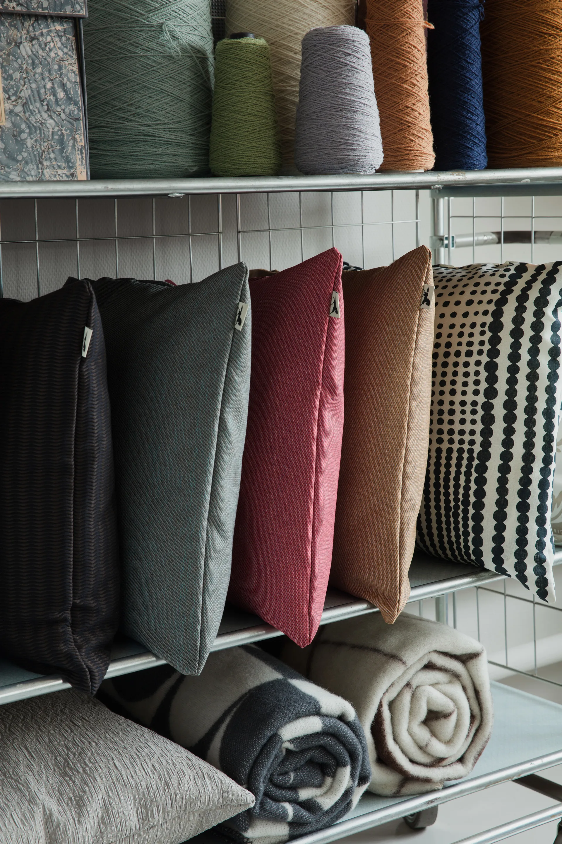 Federa Prickfabric 47x47 cm, Nero Almedahls