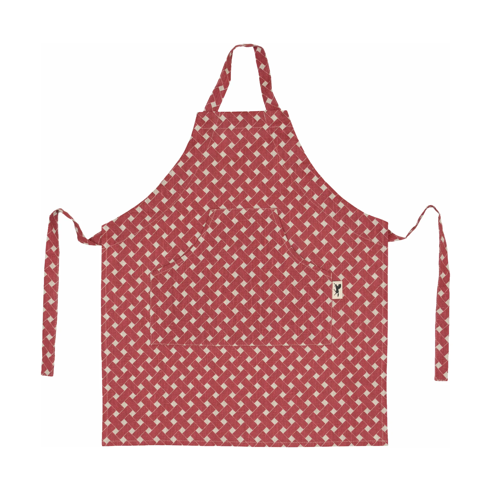 Grembiule per bambini Korg, Rosso Almedahls