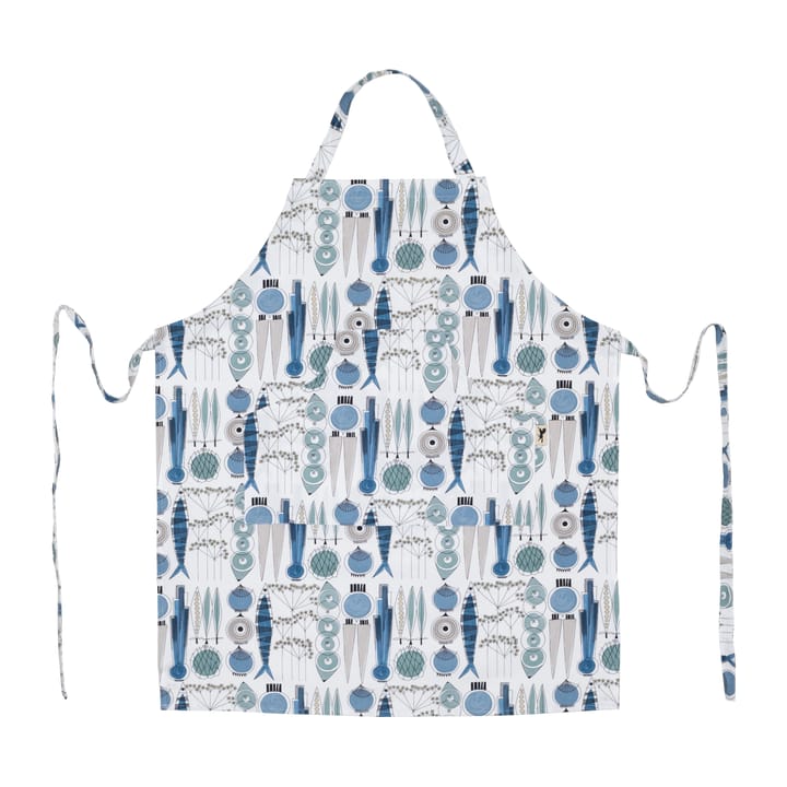 Grembiule Picknick con motivo - Blu, beige - Almedahls