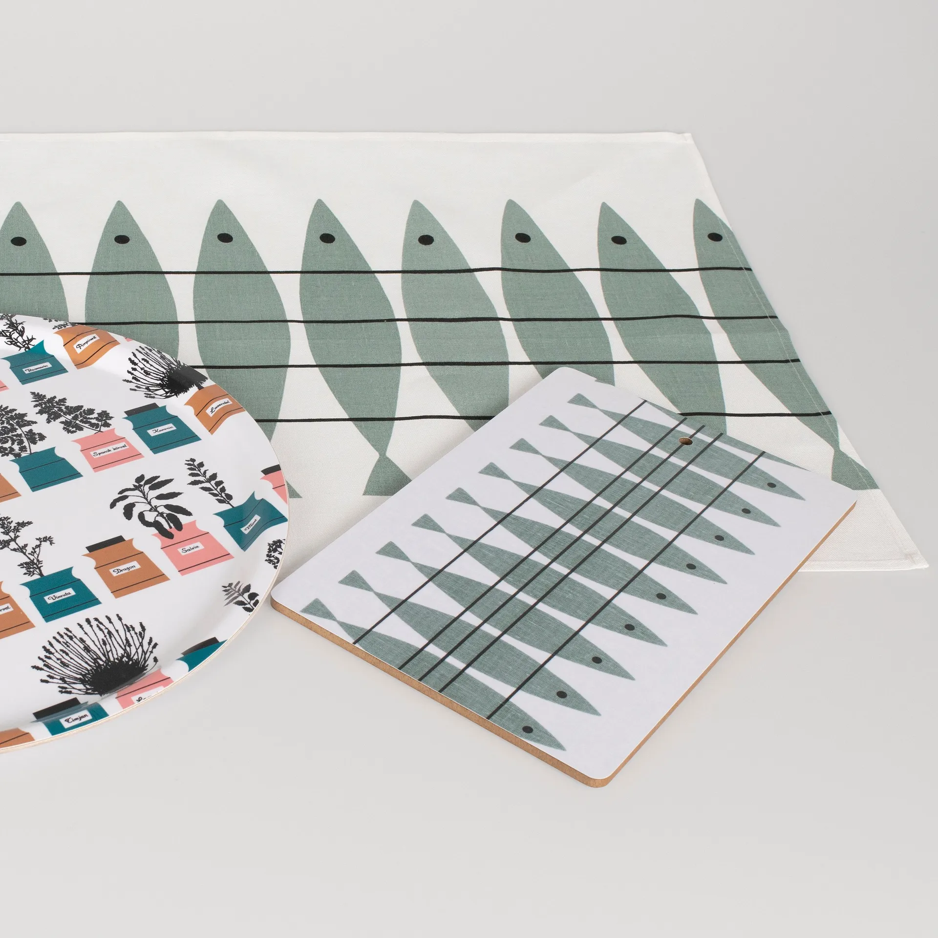 Strofinaccio Sill, Verde-grigio Almedahls