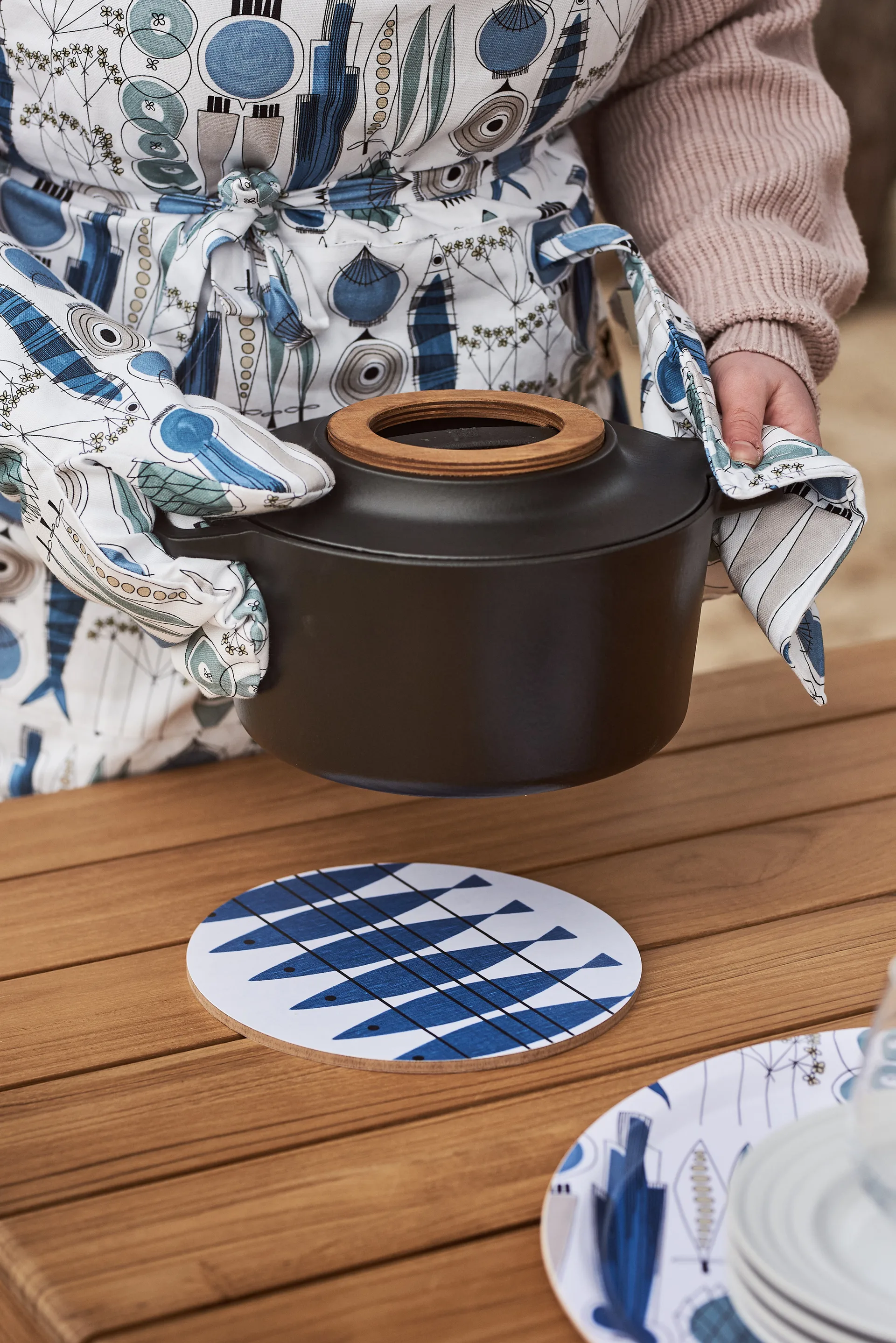 Supporto per pentole da cucina Sill, blu Almedahls