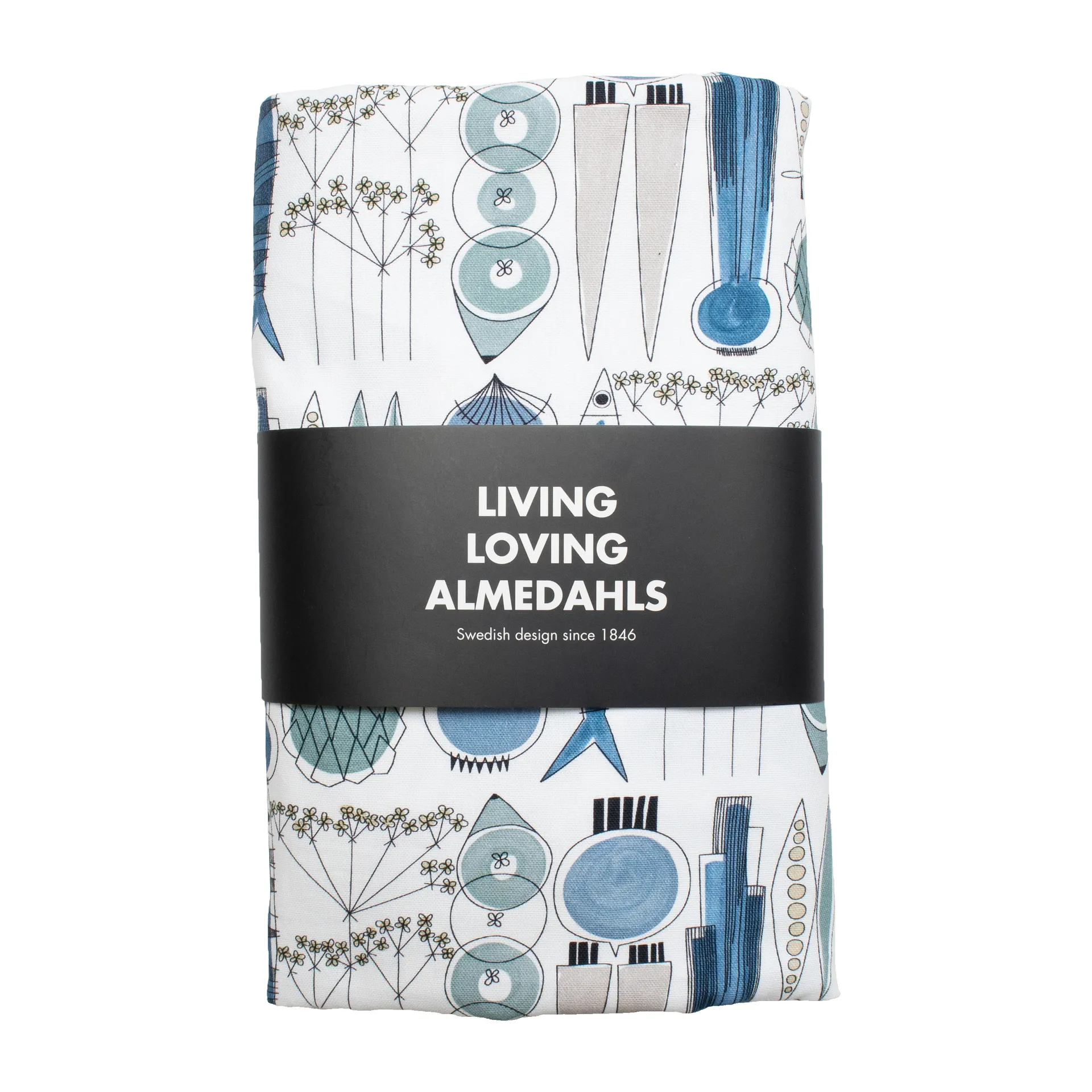 Tela cerata Picknick 145x220 cm, Blu-beige Almedahls