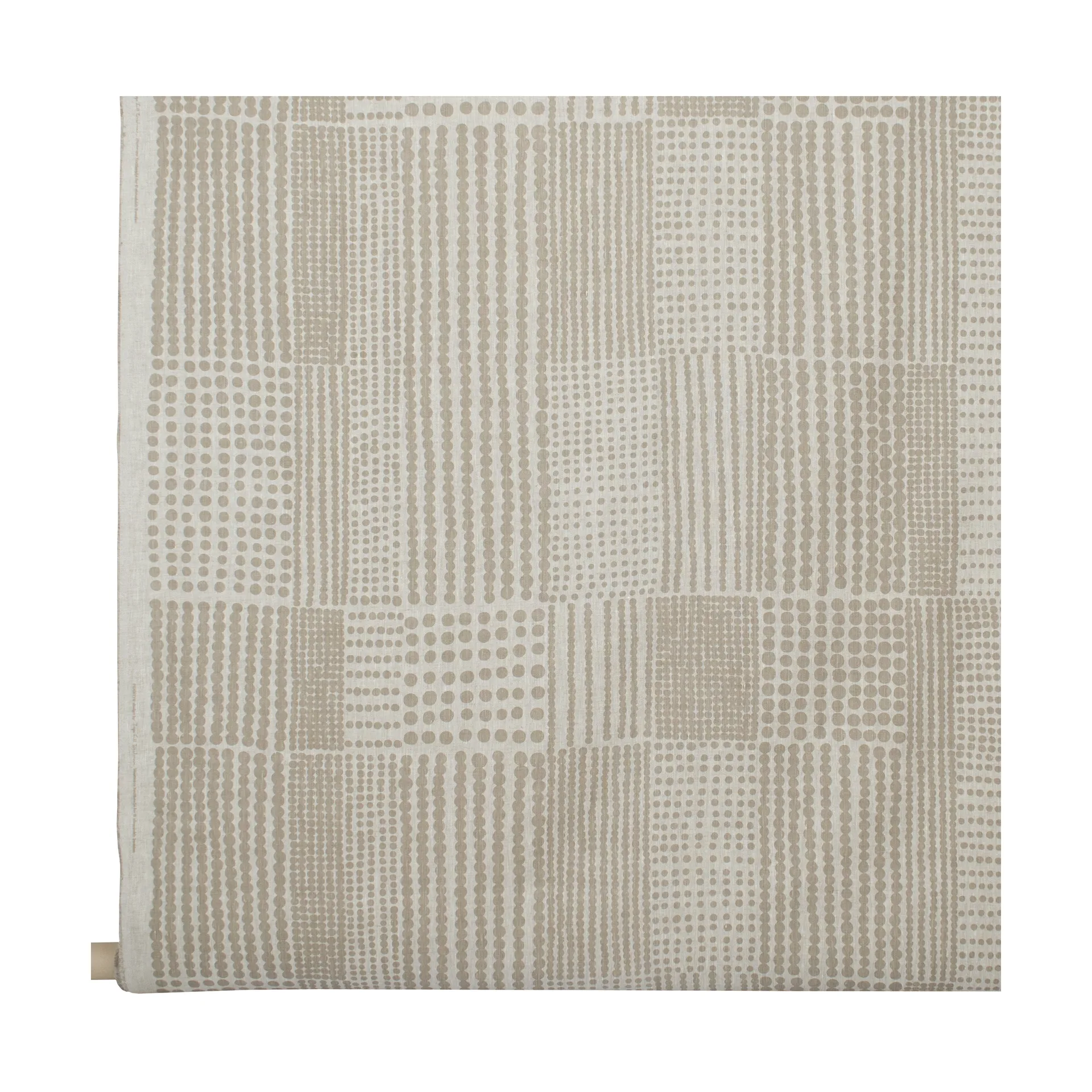 Tessuto Pricktyg, Colore naturale, grigio talpa Almedahls