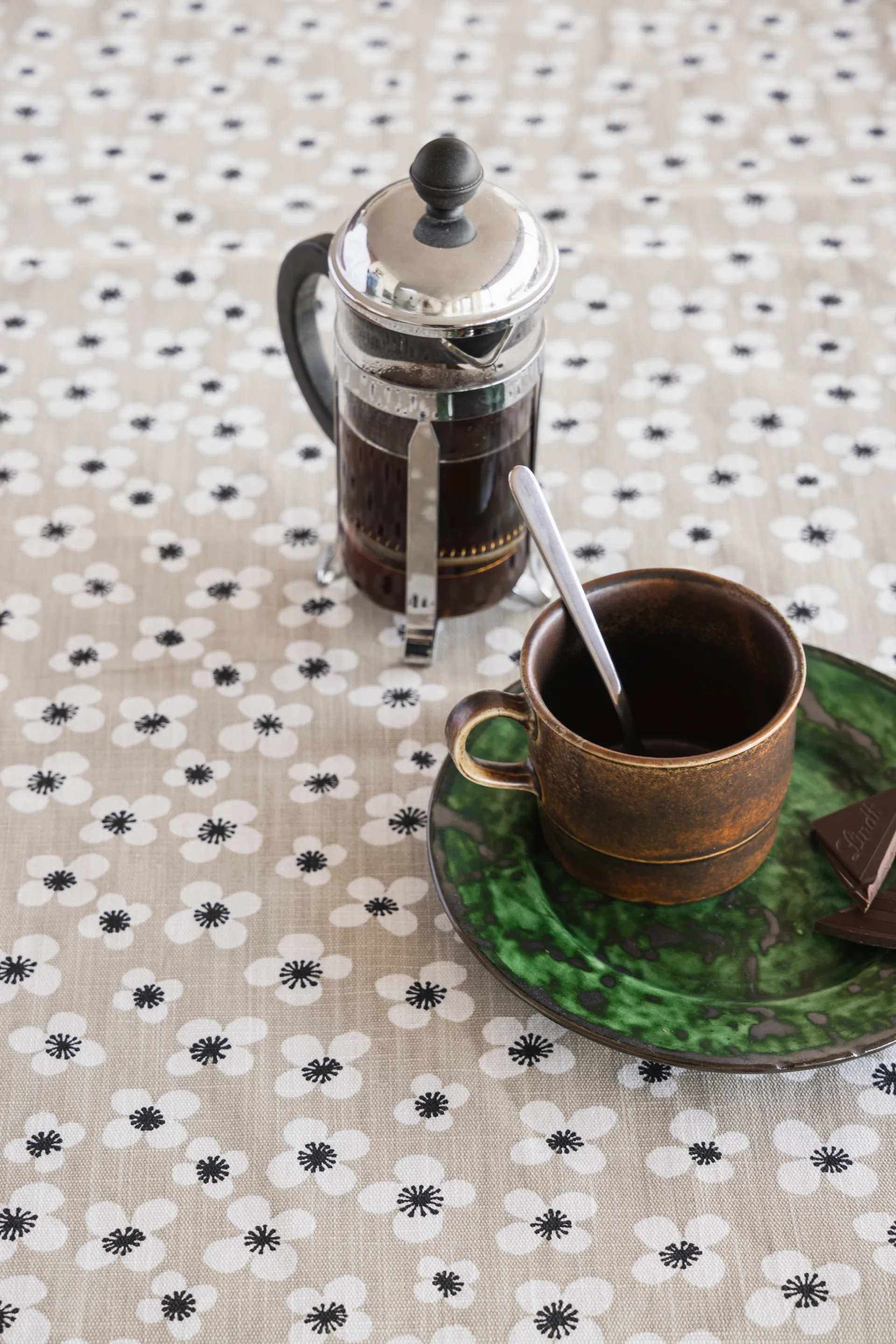 Tovaglia cerata Belle Amie , Beige, 145x220 cm Almedahls