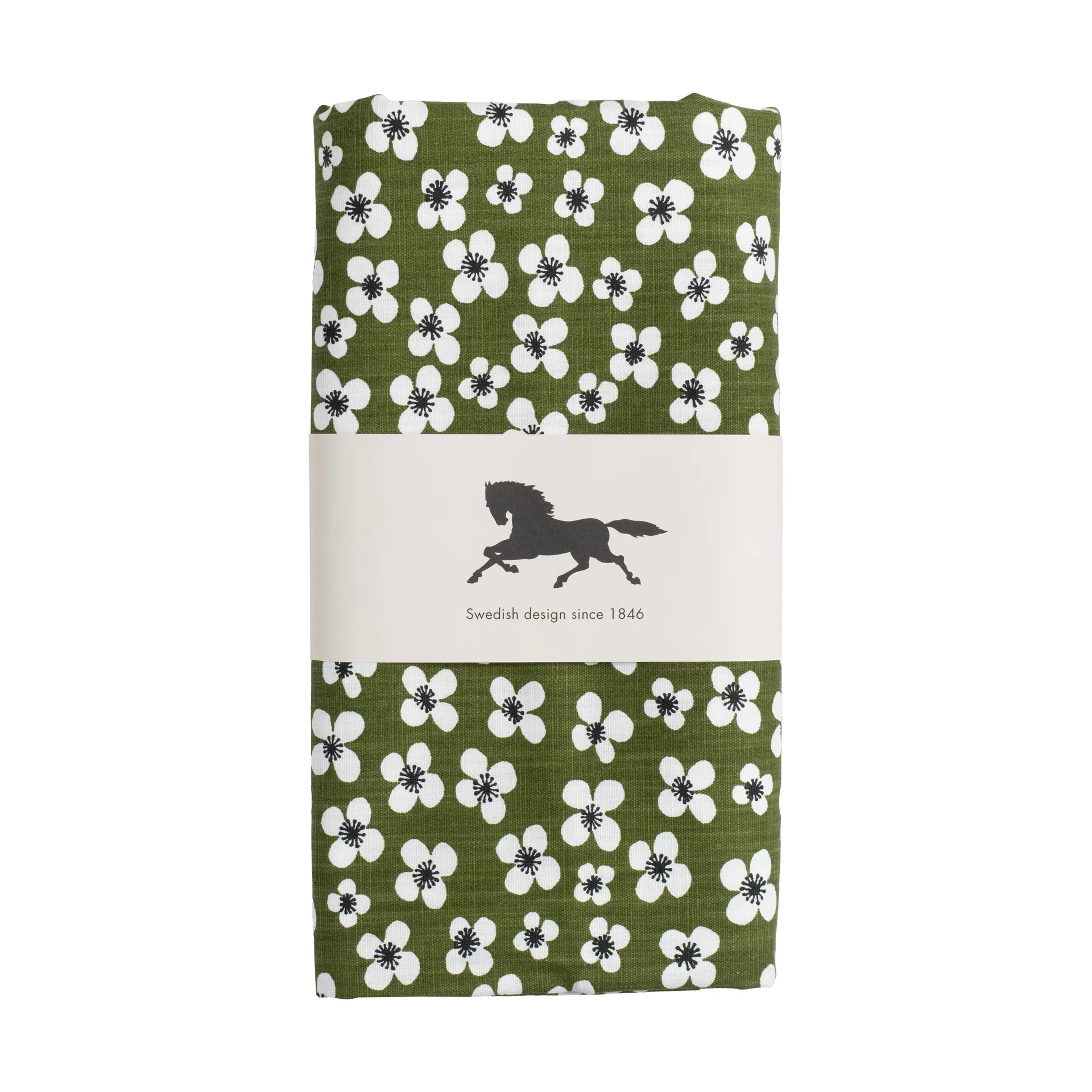 Tovaglia cerata Belle Amie , Verde scuro, 145x220 cm Almedahls