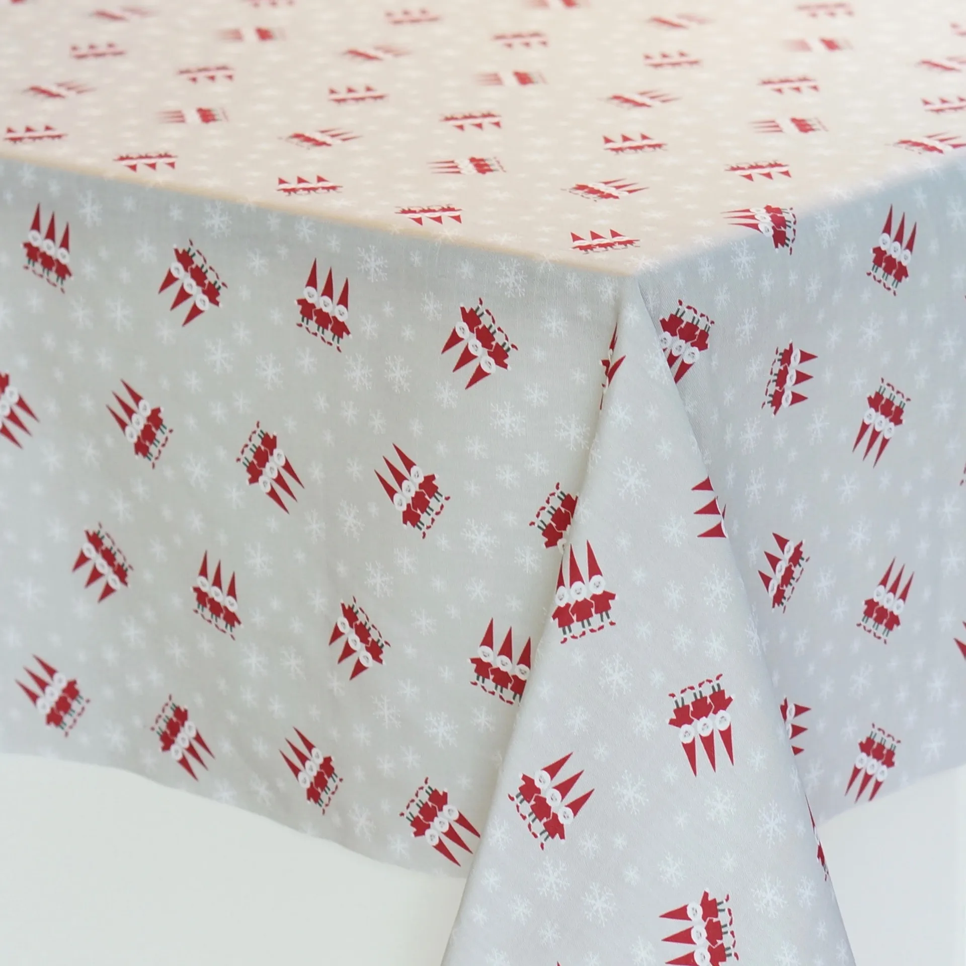 Tovaglia cerata Tomtenisse, 145x220 cm, Beige Almedahls