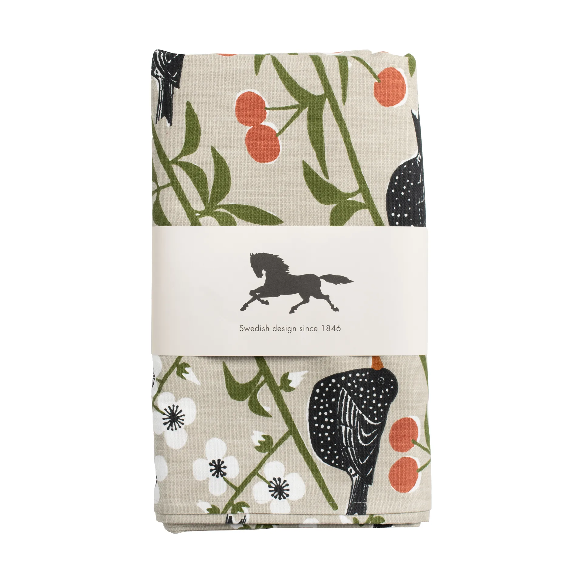 Tovaglia Körsbärsträdgården, Beige, 145x250 cm Almedahls