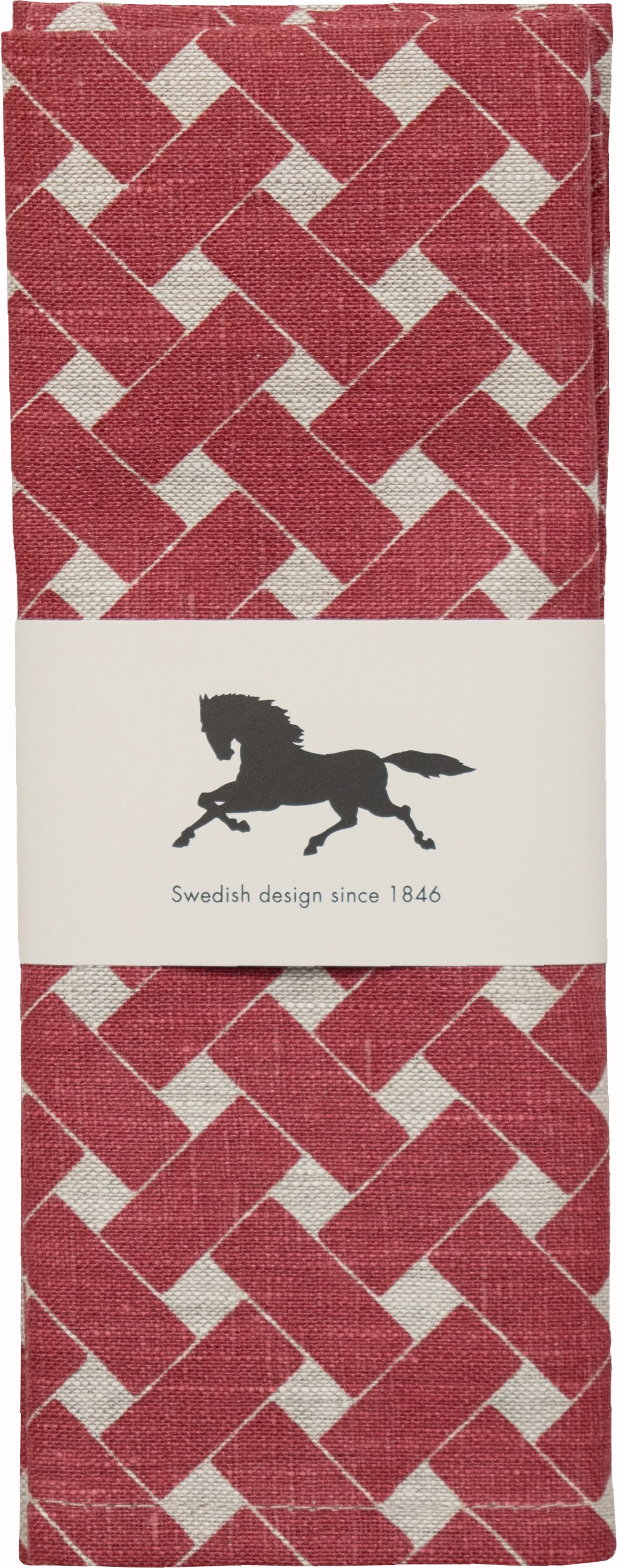 Tovaglietta Korg 34x45, confezione da 2, Rosso Almedahls