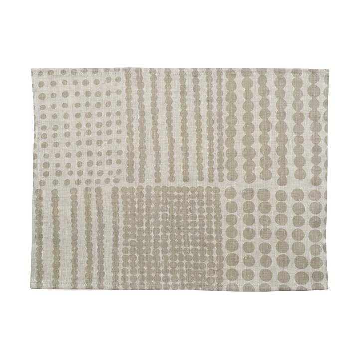 Tovaglietta Pricktyg, 34x45 cm, Colore naturale, grigio talpa Almedahls