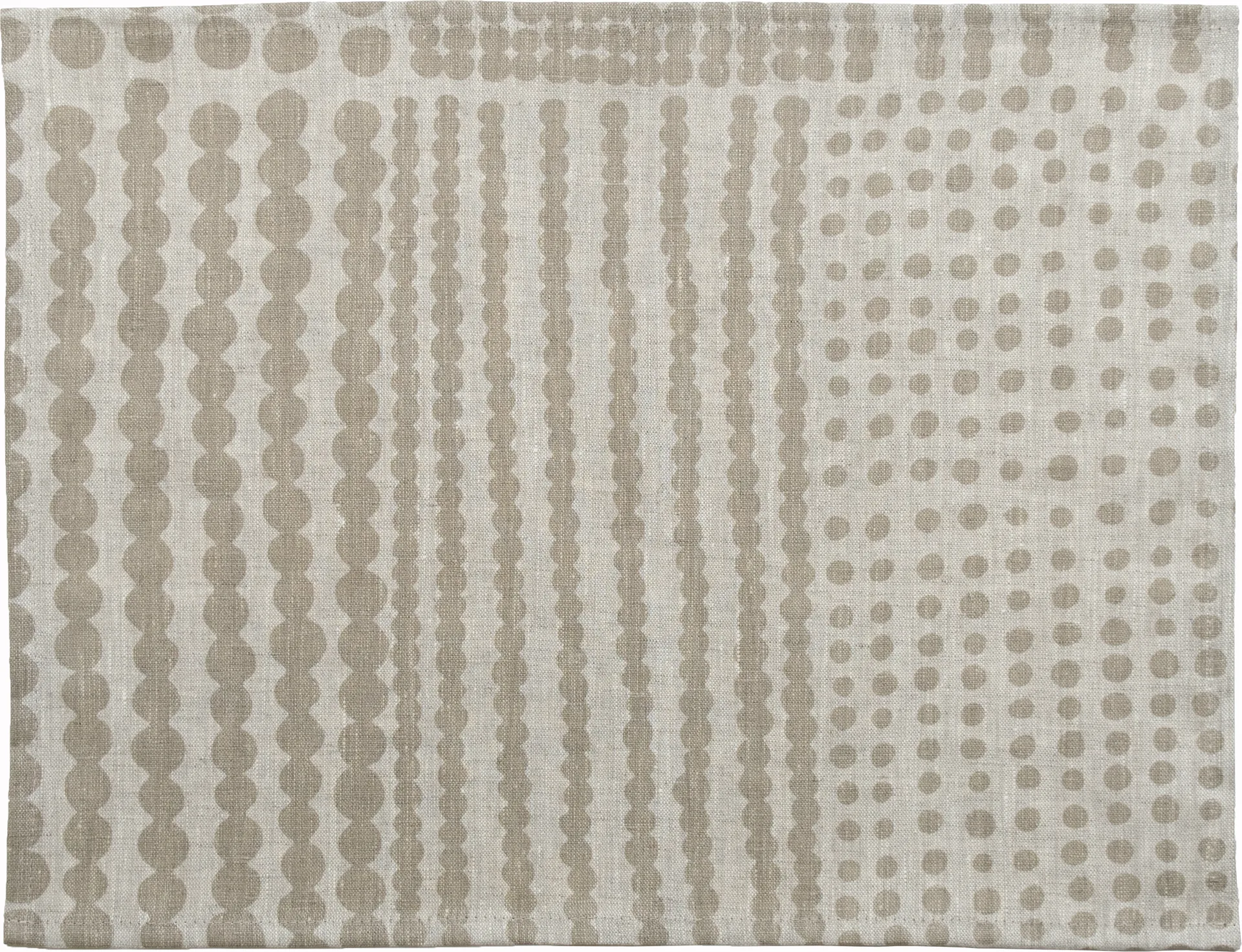 Tovaglietta Pricktyg, 34x45 cm, Colore naturale, grigio talpa Almedahls