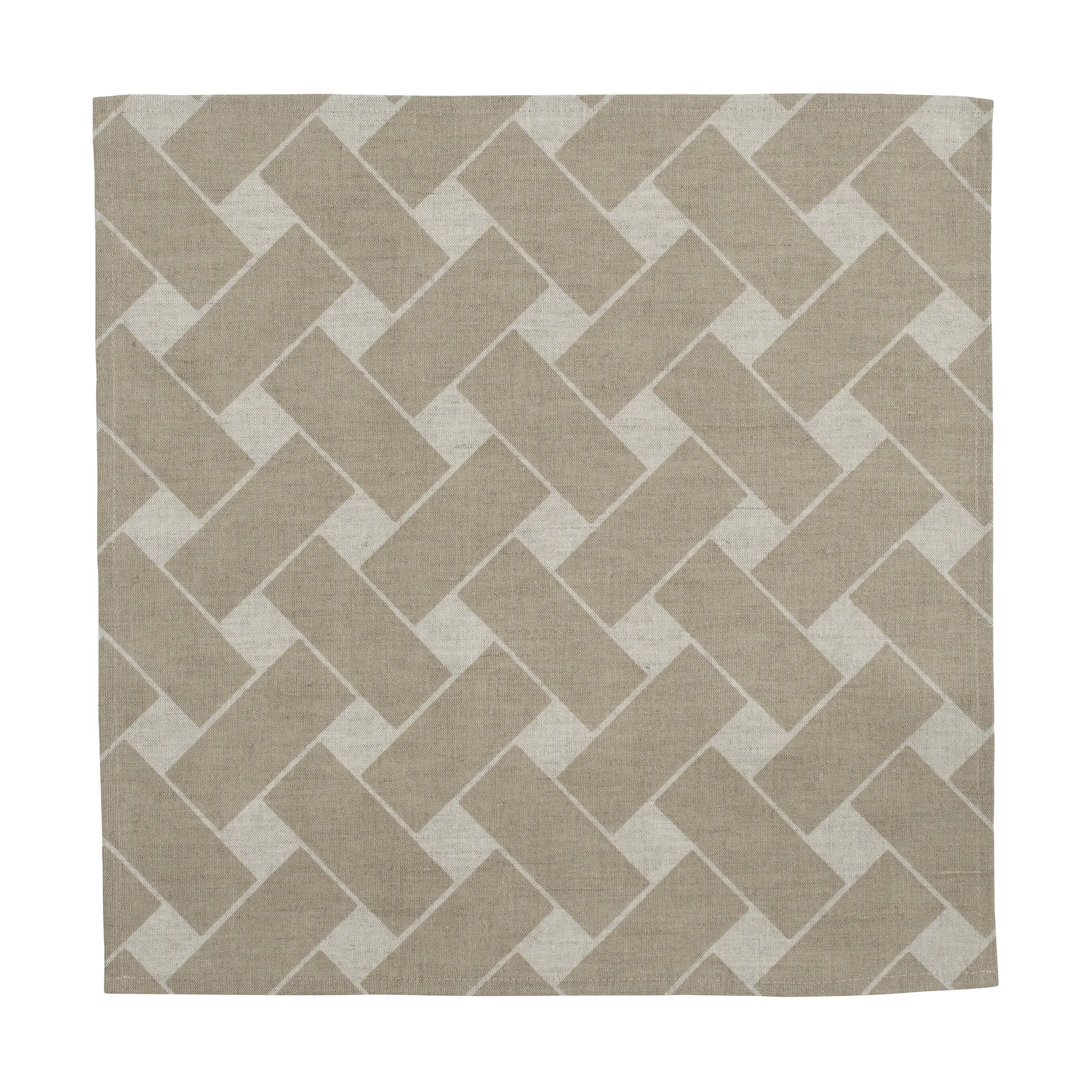 Tovagliolo Korg XL 45x45 cm confezione da 2, Natur-taupe Almedahls