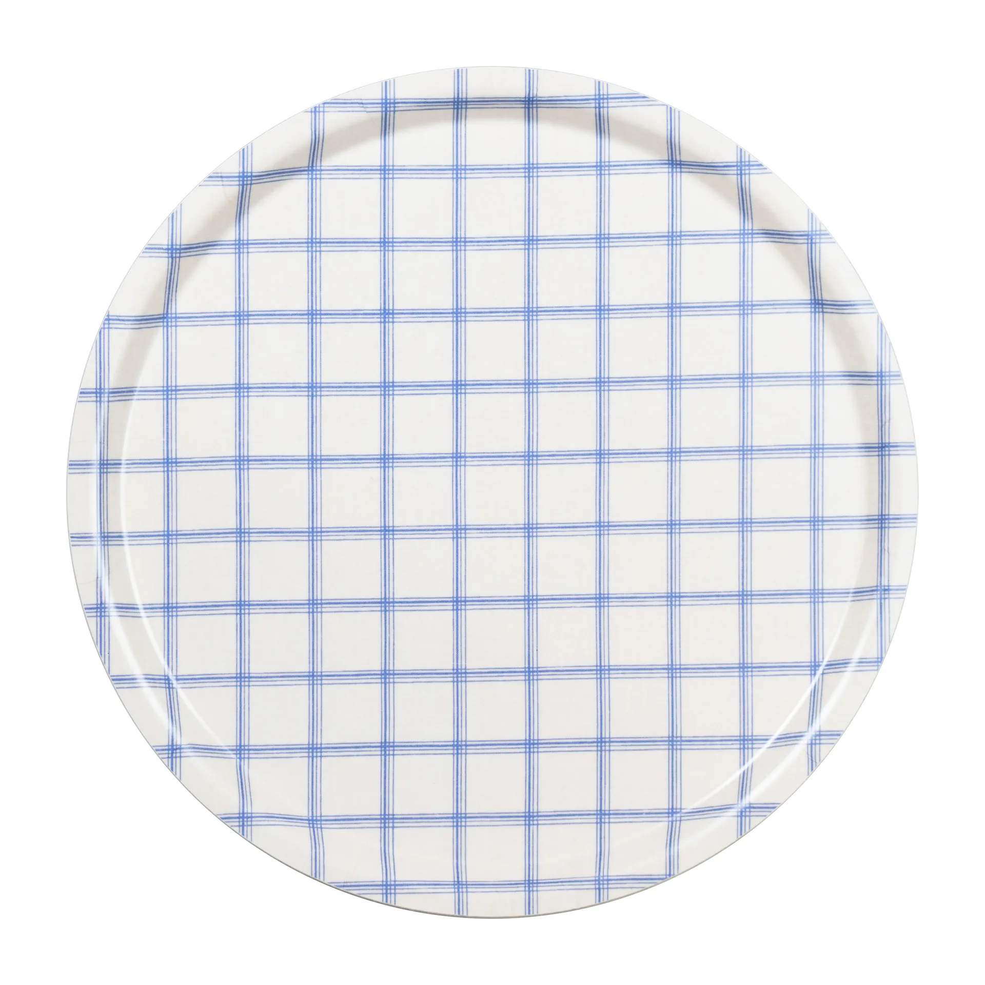 Vassoio Kristina Ø 38 cm, Bianco, blu Almedahls