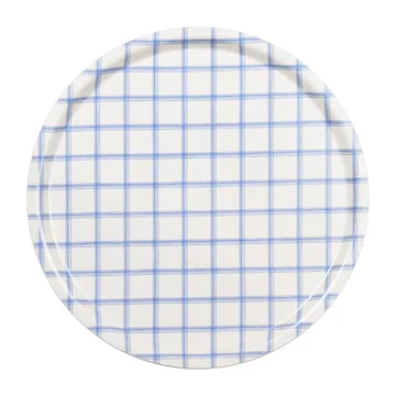 Vassoio Kristina Ø 38 cm - Bianco, blu - Almedahls