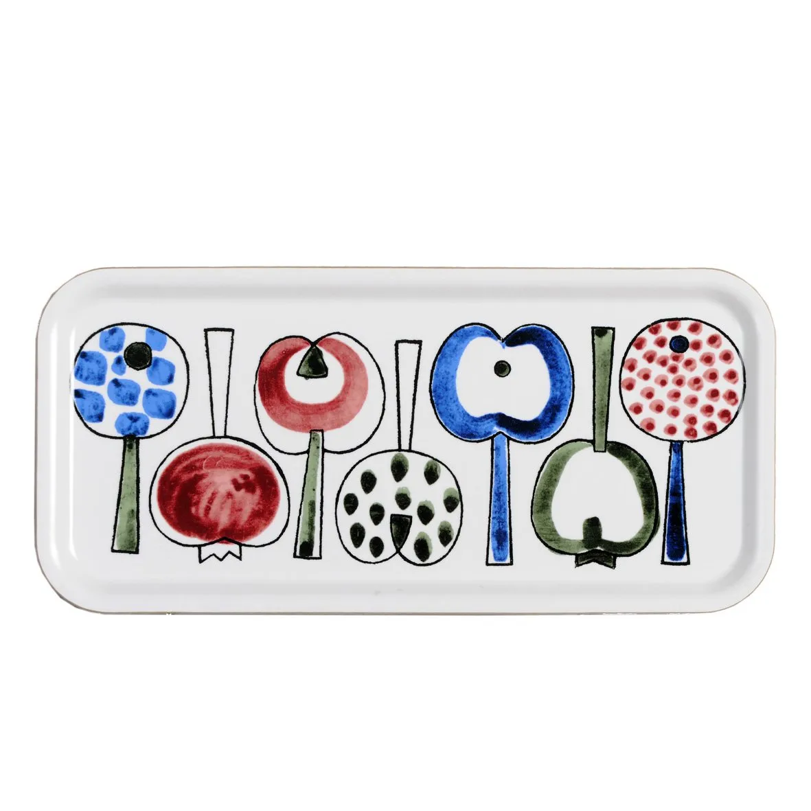 Vassoio oblungo Pomona, multicolore Almedahls