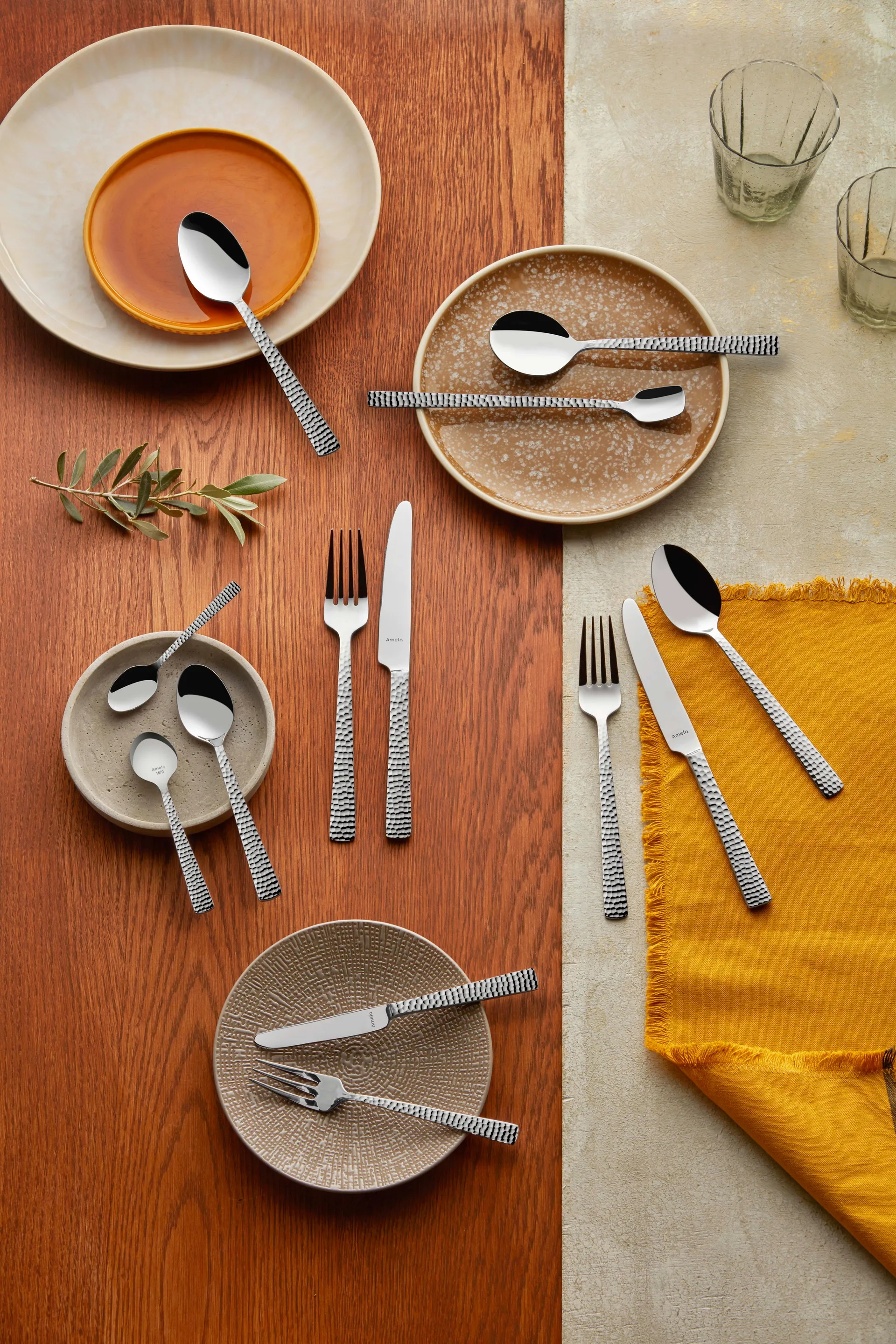 Set di posate Felicity 42 pezzi, Acciaio inossidabile. Amefa