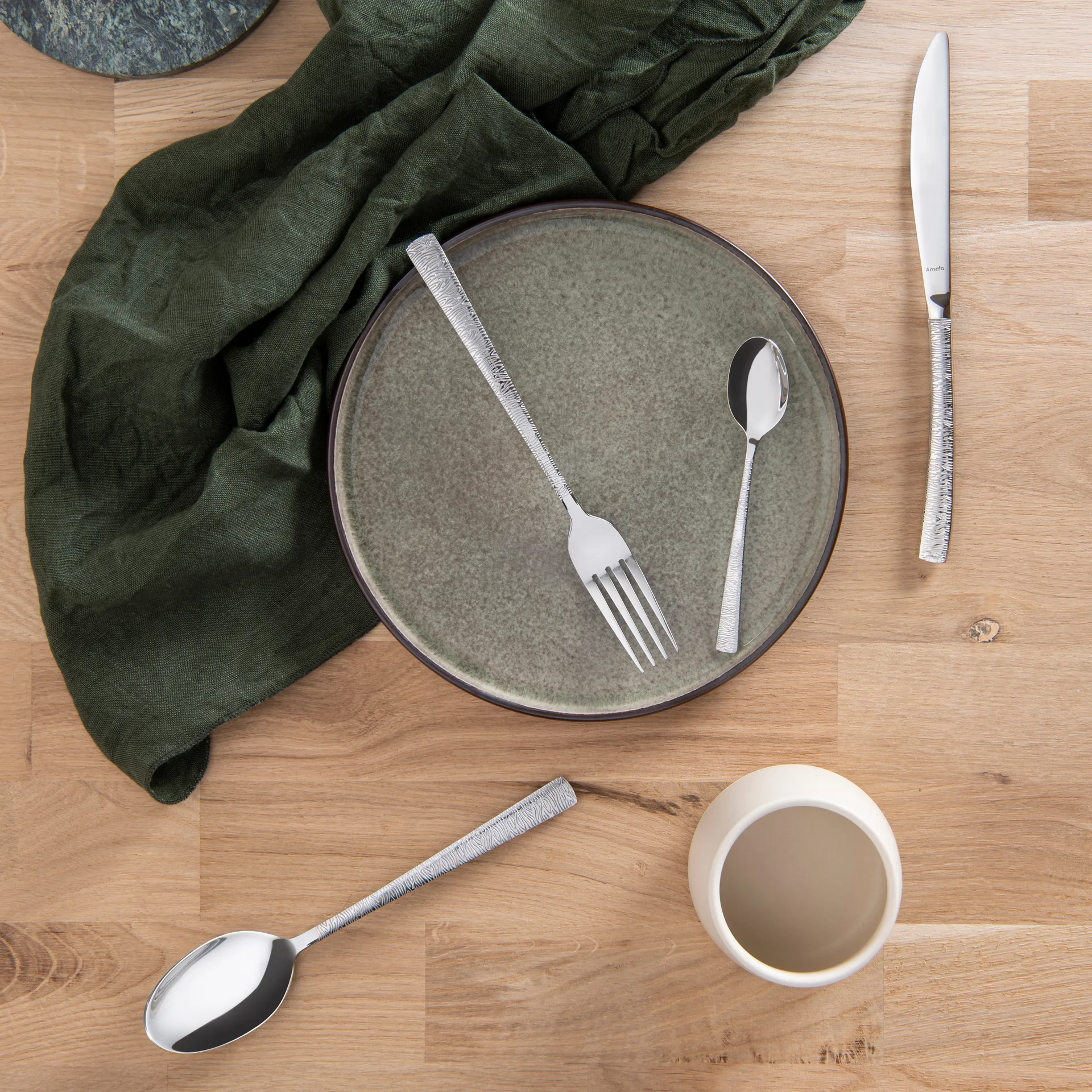 Set di posate Havanne Jungle 24 pezzi, Acciaio inossidabile Amefa