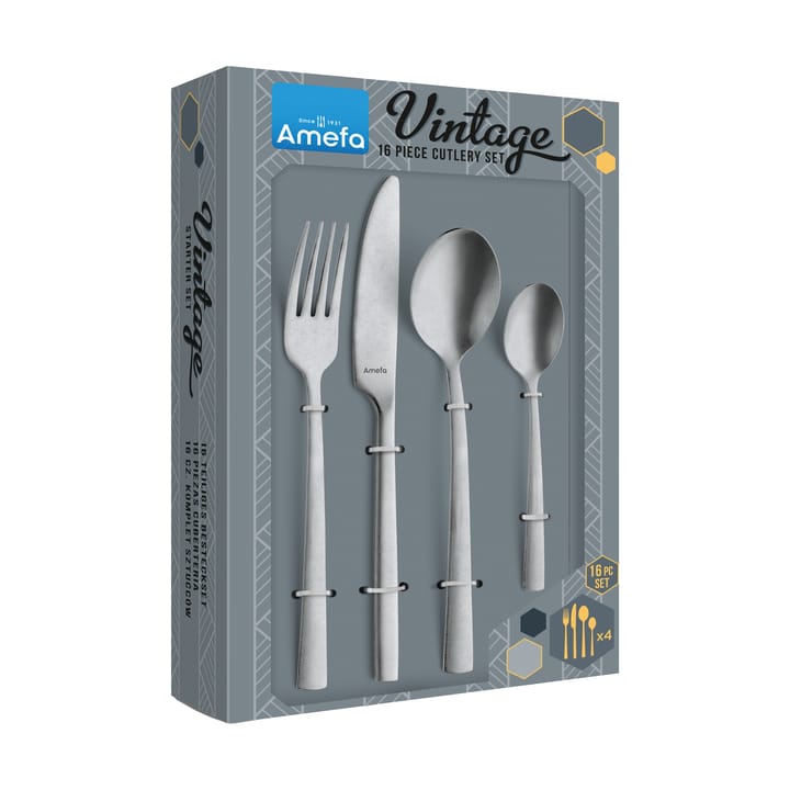 Set di posate Manille Vintage 16 pezzi, Acciaio inossidabile Amefa