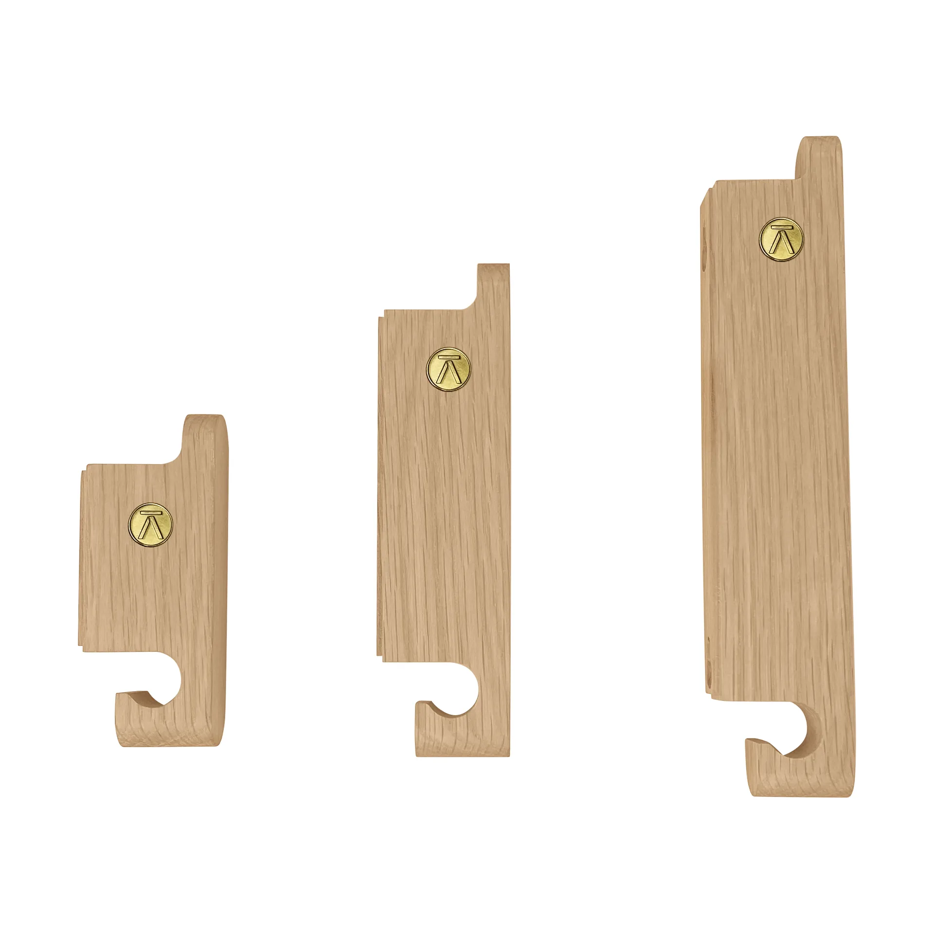 Appendiabiti Multi Hooks, confezione da 3, Oak Andersen Furniture