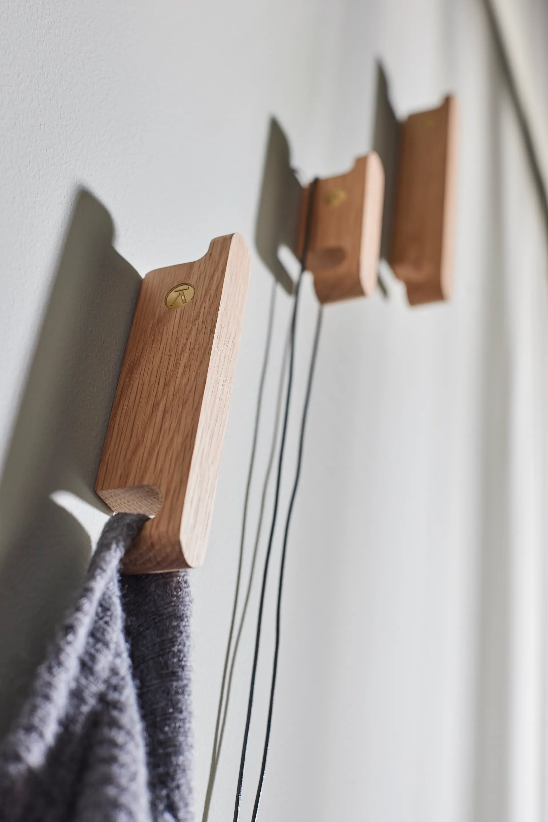 Appendiabiti Multi Hooks, confezione da 3, Oak Andersen Furniture