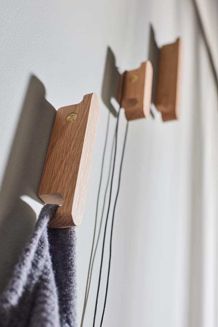 Appendiabiti Multi Hooks, confezione da 3 - Oak - Andersen Furniture