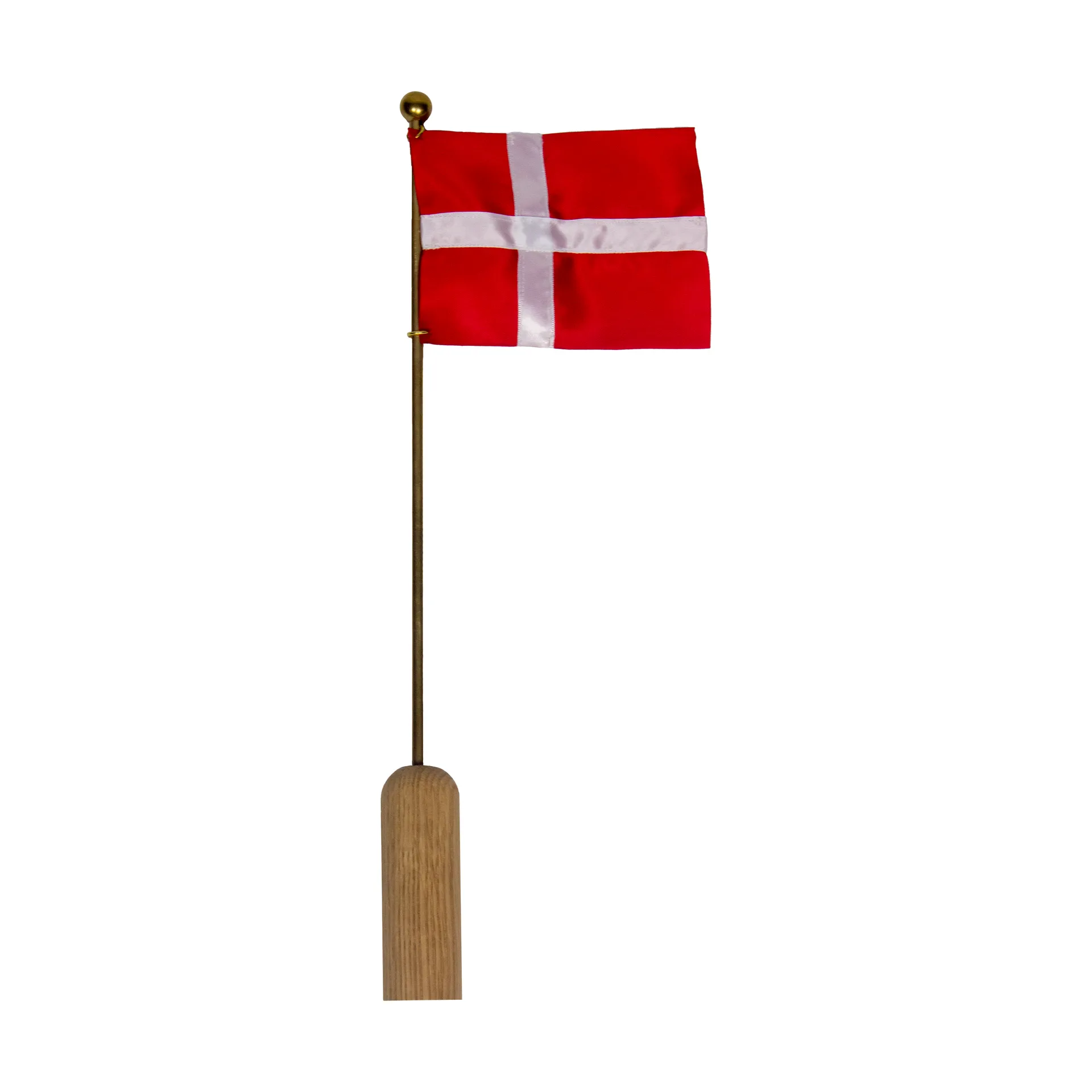 Bandiera Celebrating Denmark 40 cm, Oak-brass Andersen Furniture