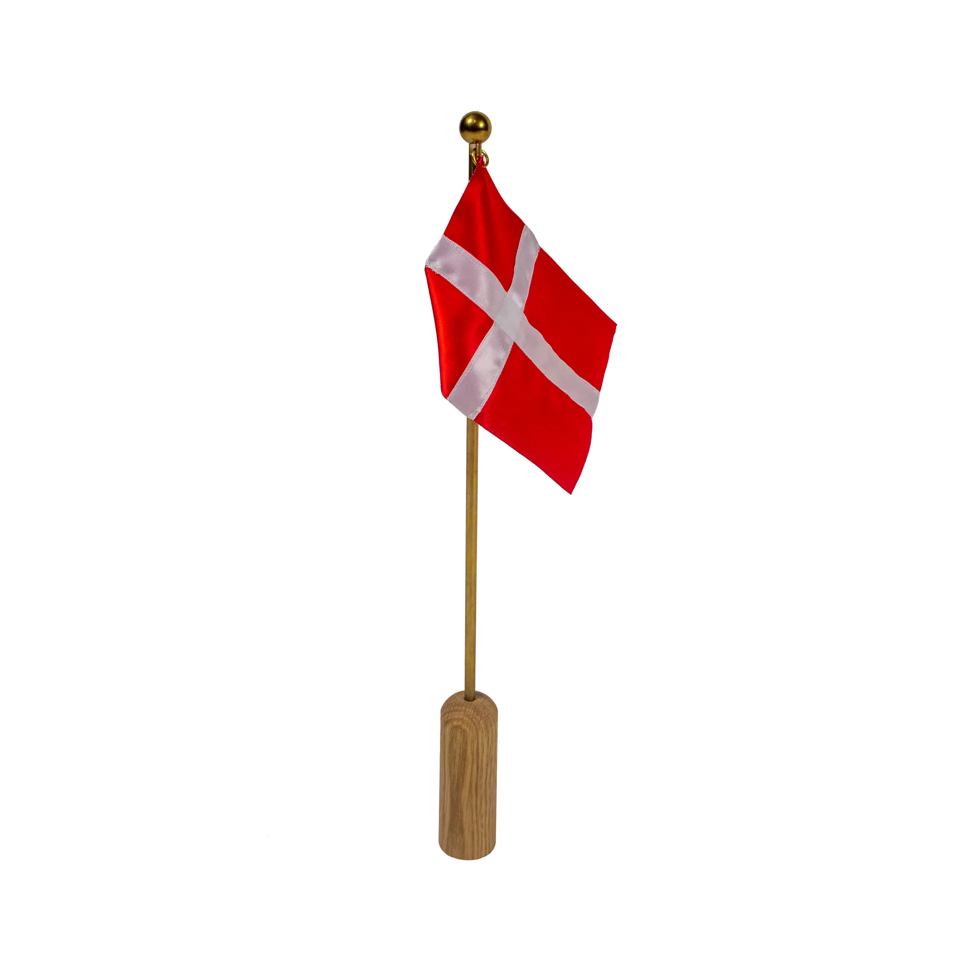 Bandiera Celebrating Denmark 40 cm, Oak-brass Andersen Furniture