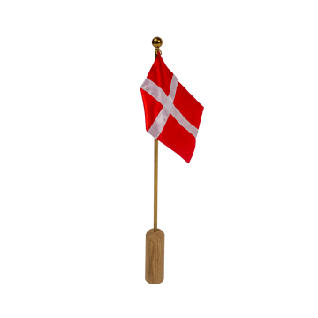 Bandiera Celebrating Denmark 40 cm - Oak-brass - Andersen Furniture