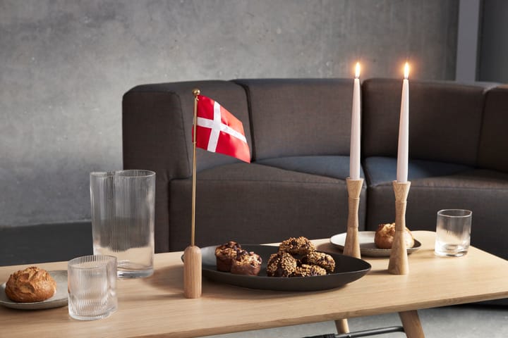 Bandiera Celebrating Denmark 40 cm - Oak-brass - Andersen Furniture