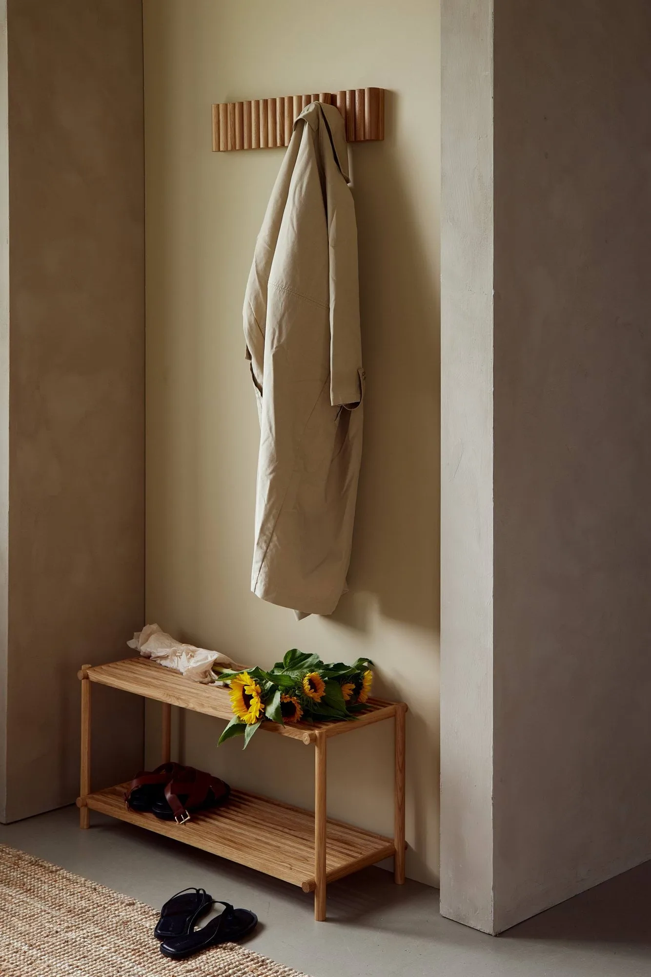 Column scarpiera, Quercia laccata opaca Andersen Furniture
