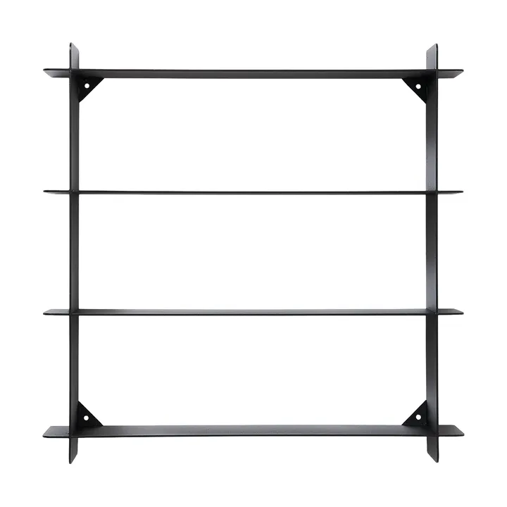 Division mensola da parete - Acciaio nero, 45x45x10 cm - Andersen Furniture