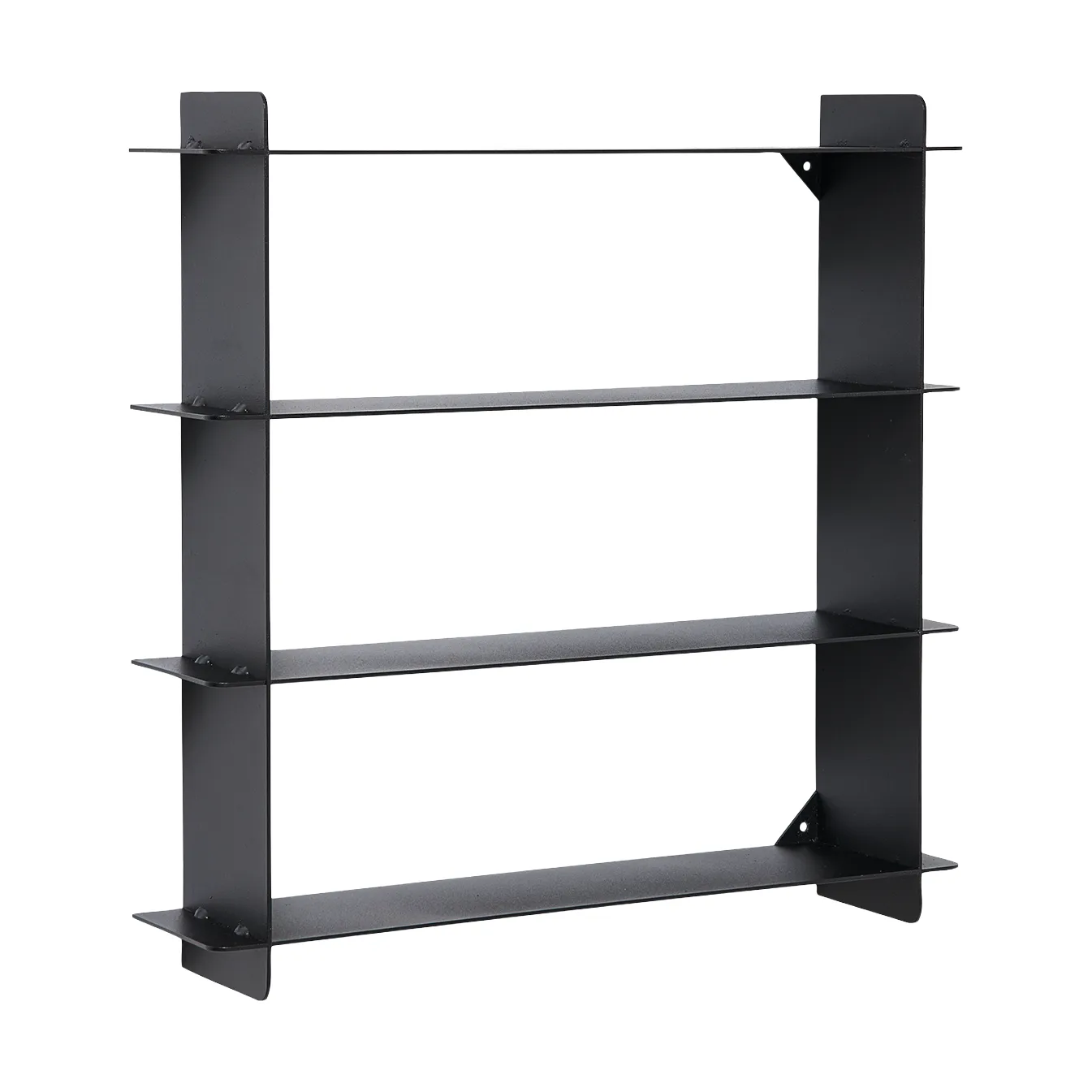 Division mensola da parete, Acciaio nero, 45x45x10 cm Andersen Furniture