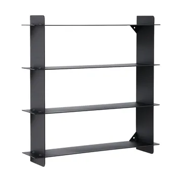 Division mensola da parete - Acciaio nero, 45x45x10 cm - Andersen Furniture
