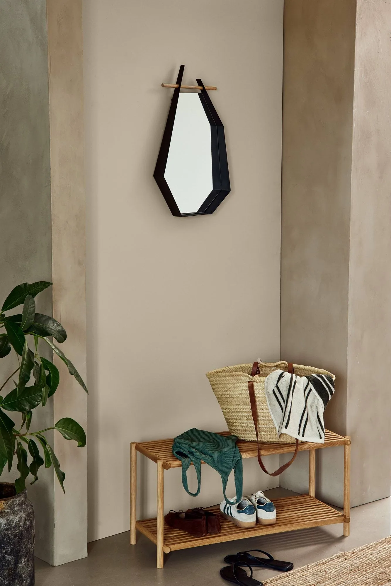 Edge specchio, Black (nero) Andersen Furniture
