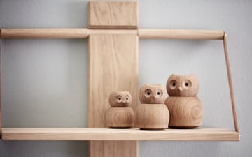 Figura in legno Andersen Owl Medium - Oak - Andersen Furniture
