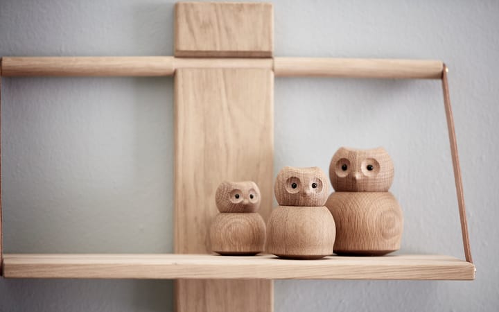 Figura in legno Andersen Owl Medium - Oak - Andersen Furniture