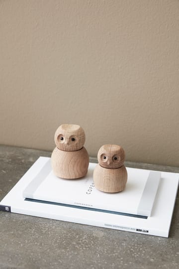 Figura in legno Andersen Owl Small - Oak - Andersen Furniture