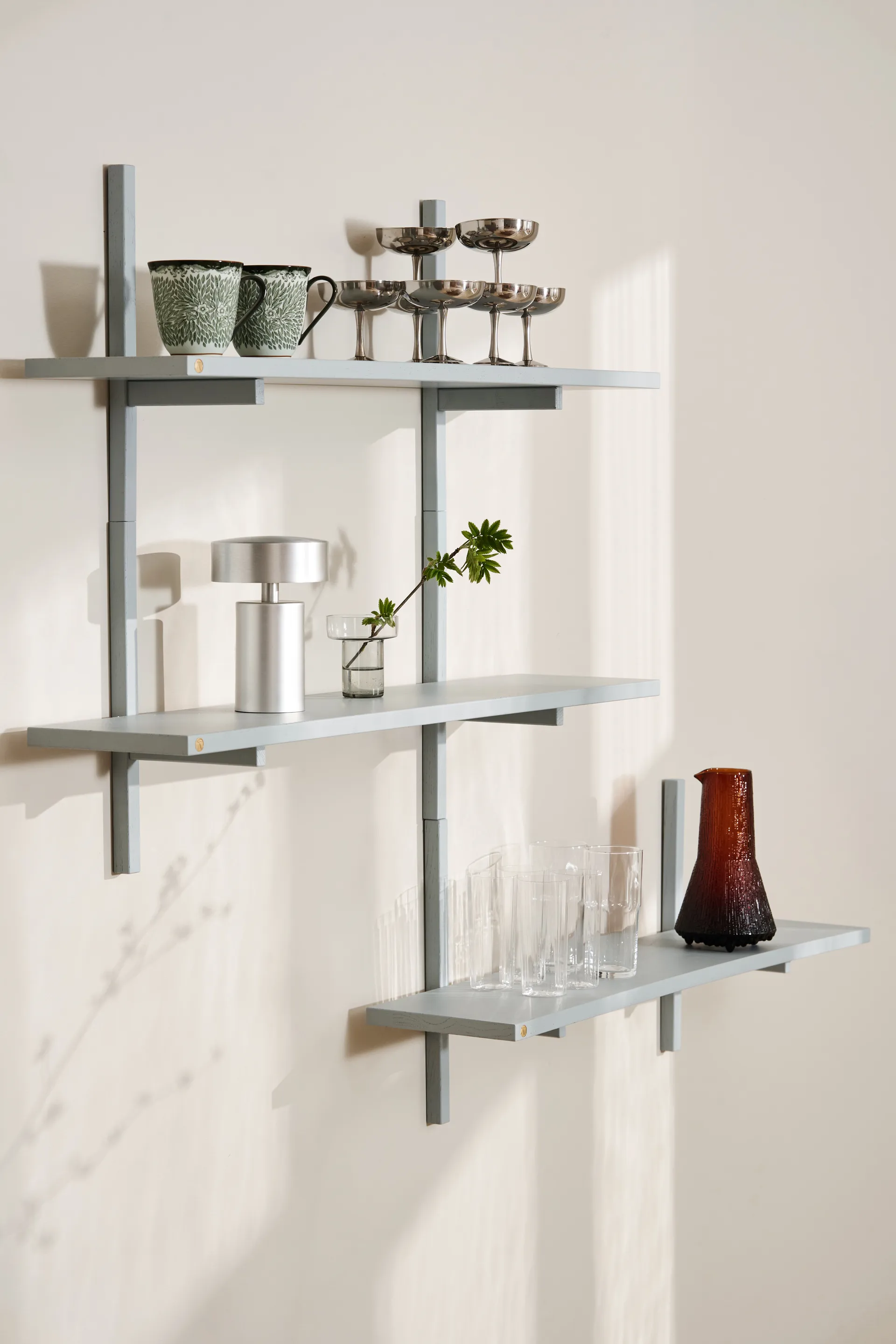 Mensola a muro A-Light Shelf Special Edition, Grey blue 90x21x35 cm Andersen Furniture