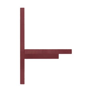 Mensola a muro A-Light Shelf Special Edition - Wine red 90x21x35 cm - Andersen Furniture