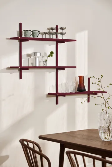 Mensola a muro A-Light Shelf Special Edition - Wine red 90x21x35 cm - Andersen Furniture