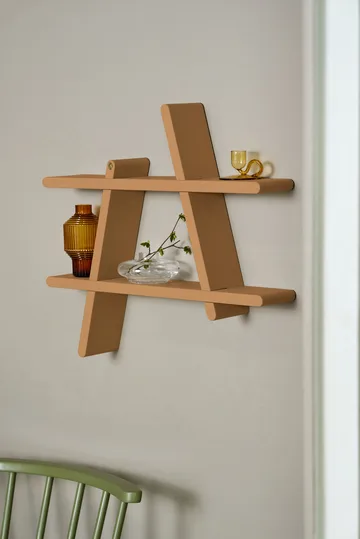 Mensola a muro A-Shelf Special Edition - Brown beige L 78x12x67 cm - Andersen Furniture