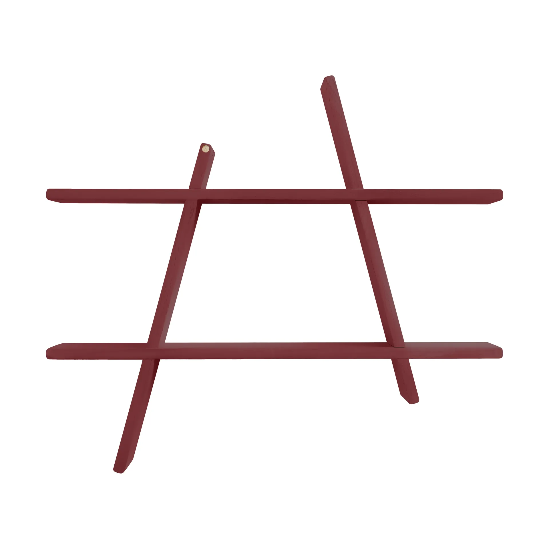 Mensola a muro A-Shelf Special Edition, Wine red L 78x12x67 cm Andersen Furniture