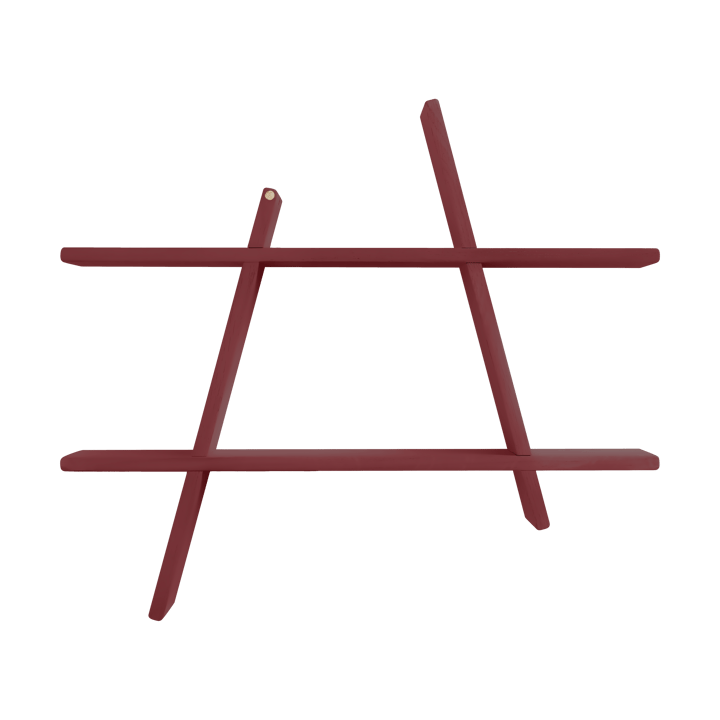 Mensola a muro A-Shelf Special Edition - Wine red L 78x12x67 cm - Andersen Furniture