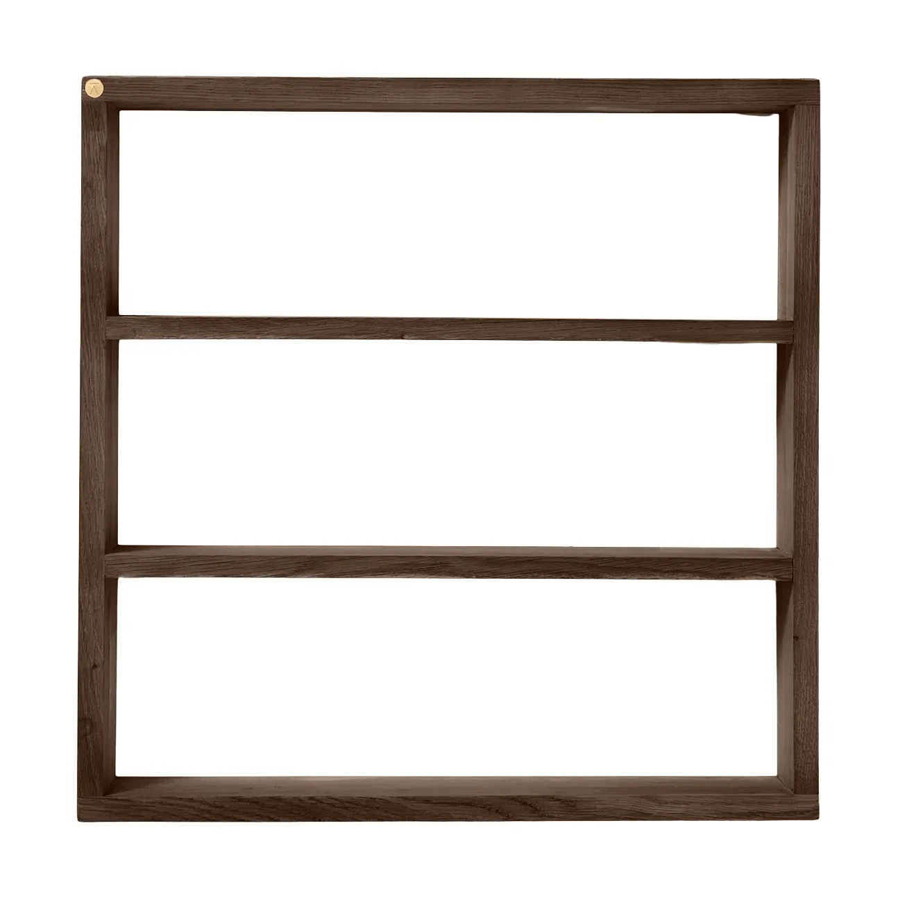 Mensola a muro Sector, Rovere affumicato oliato, 50x50x10 cm Andersen Furniture