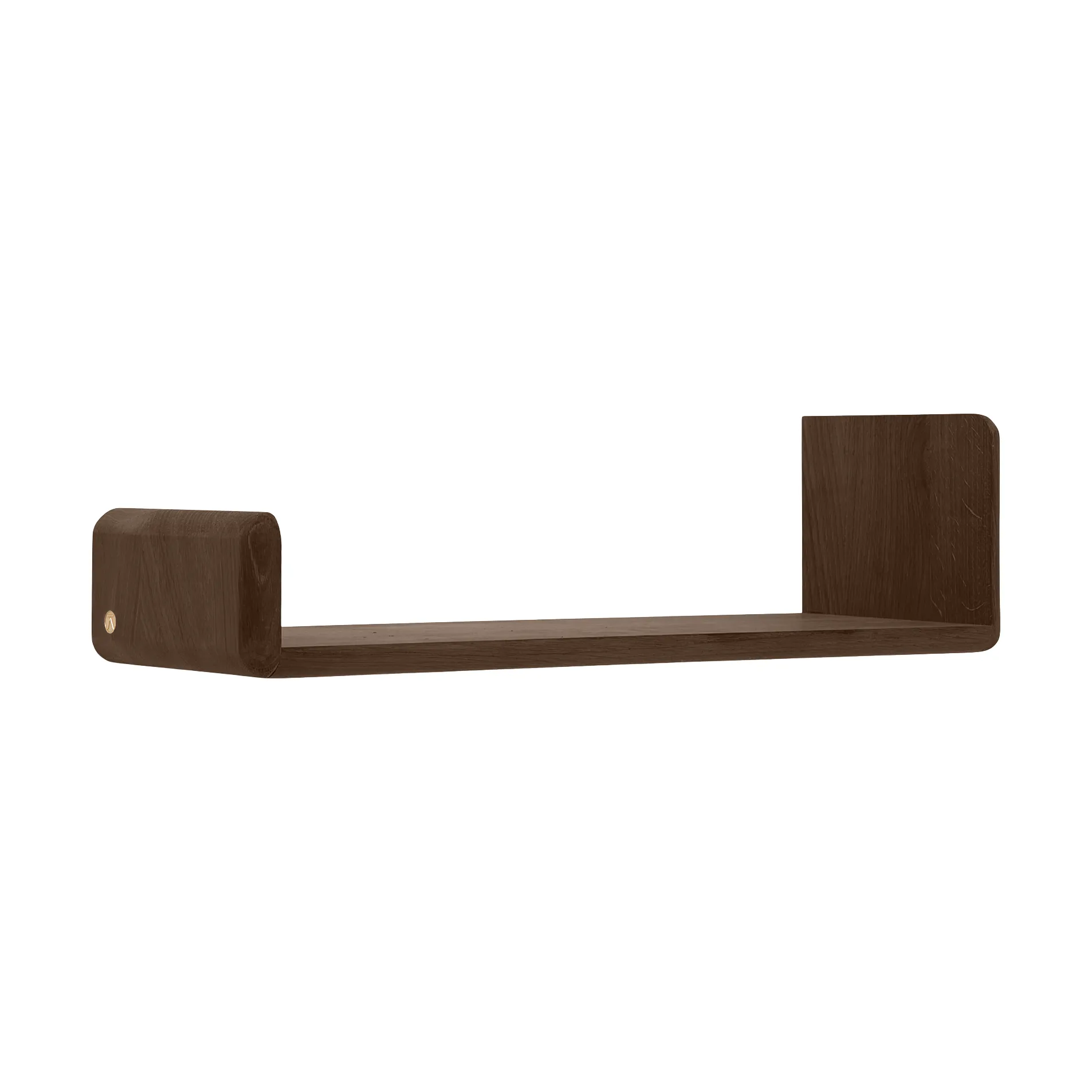 Mensola a parete Level, Rovere affumicato oliato, 55×18×9 cm Andersen Furniture