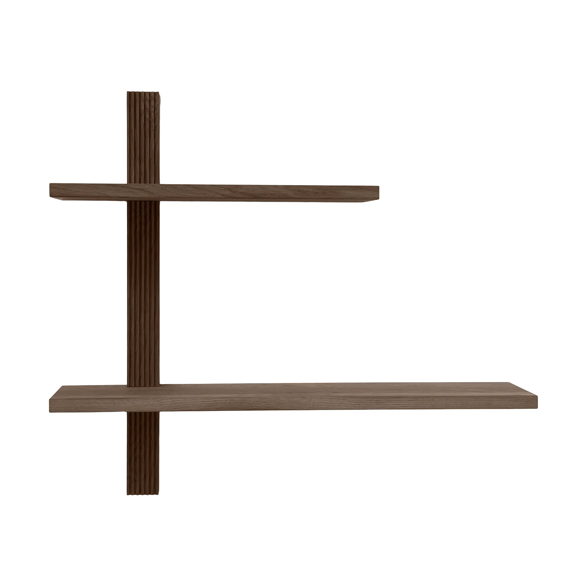 Mensola a parete Phase, Rovere affumicato oliato, 68×18×55 cm Andersen Furniture