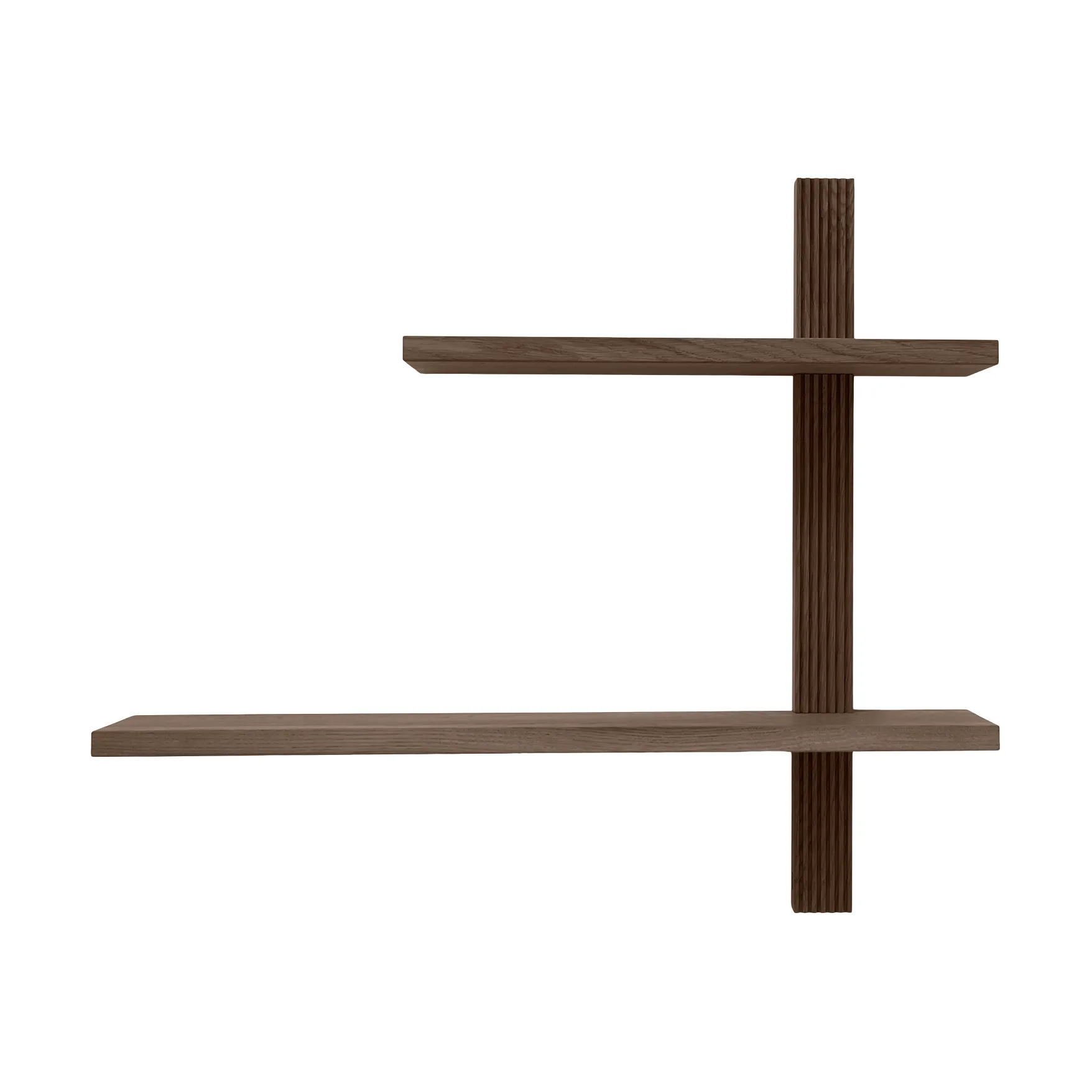 Mensola a parete Phase, Rovere affumicato oliato, 68×18×55 cm Andersen Furniture