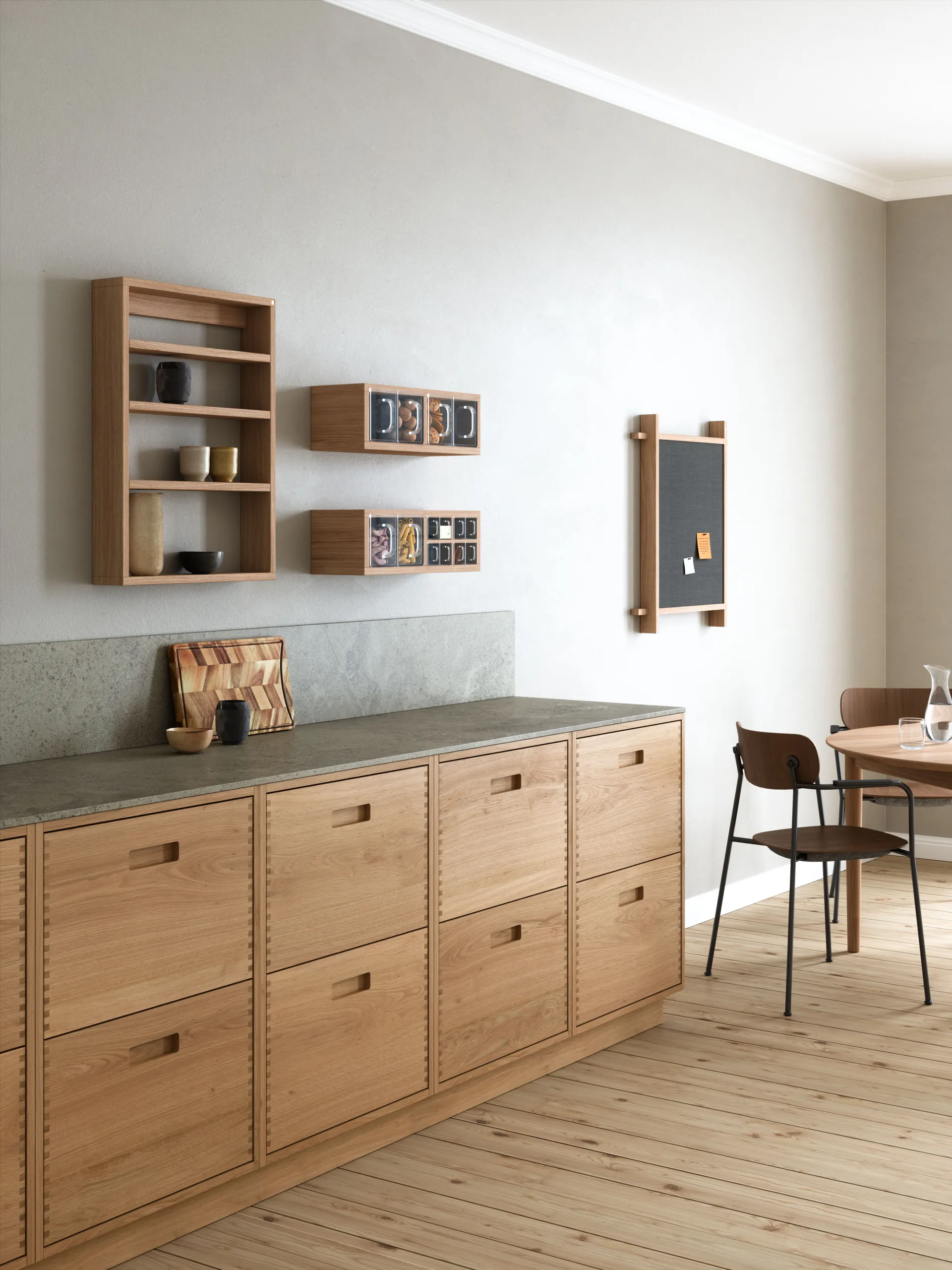 Mensola A-Podium 70x10x52 cm, Oak Andersen Furniture