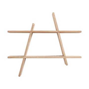 Mensola A-Shelf Large 78x12x67 cm - Oak - Andersen Furniture