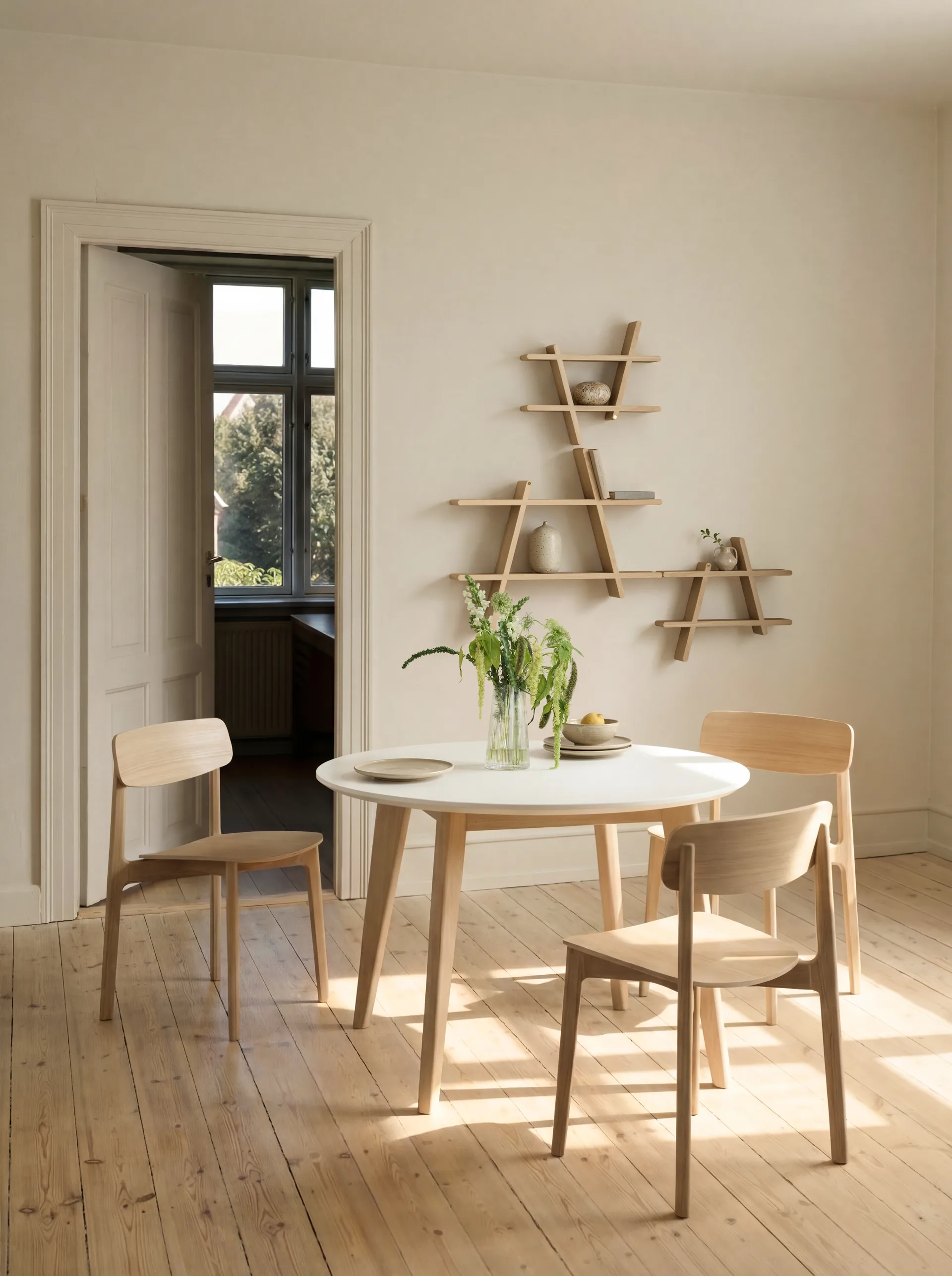 Mensola A-Shelf Medium 52x9x46 cm, Oak Andersen Furniture